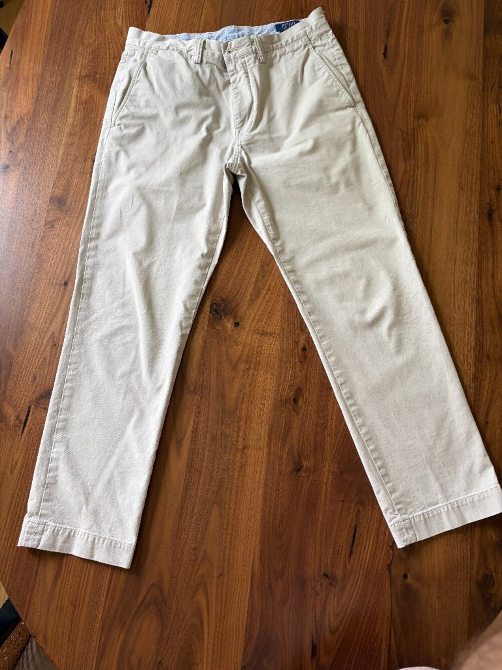 Polo Ralph Lauren The Polo Chino Pants - Stretch Straight Fit - Stone - 32x30